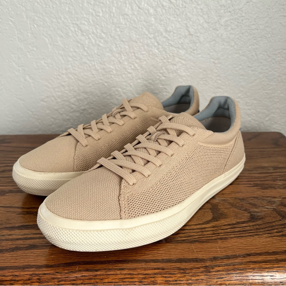 Rothy's The RS02 Lace Up Sneaker in Wheat Women’s 9.5 Men’s 8